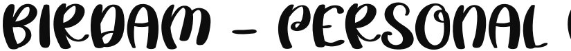 Birdam - PERSONAL font download