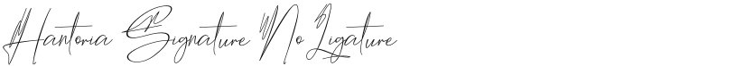 Hantoria Signature font download