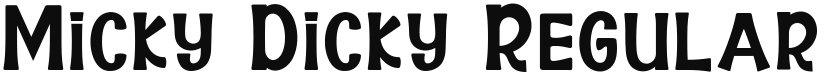 Micky Dicky font download