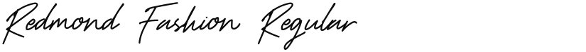 Redmond Fashion font download