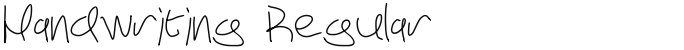 Handwriting Regular