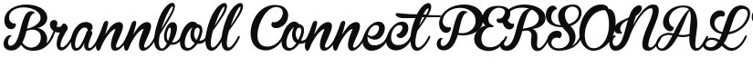 Brannboll Connect PERSONAL USE font download
