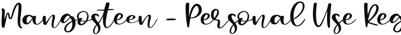 Mangosteen - Personal Use font download