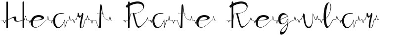 Heart Rate font download