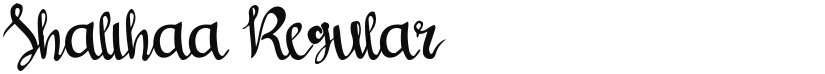 Shalihaa font download