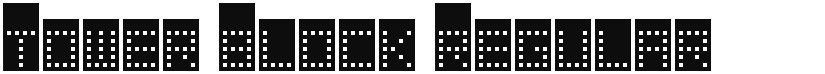 Tower Block font download