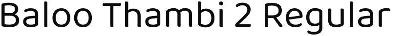 Baloo Thambi 2 font download