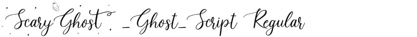 Scary_Ghost_Script font download