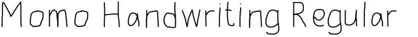Momo Handwriting font download