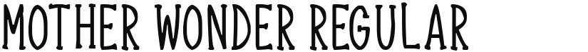 Mother Wonder font download