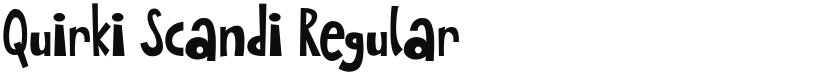 Quirki Scandi font download