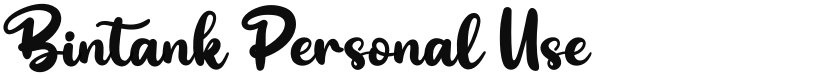Bintank font download