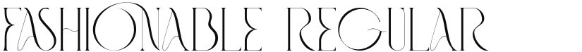 Fashionable font download