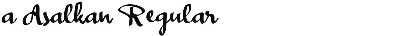 a Asalkan font download
