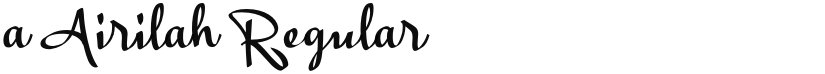 a Airilah font download