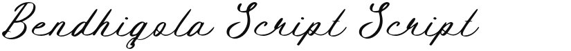 Bendhigola Script font download