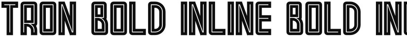 Tron  Inline font download