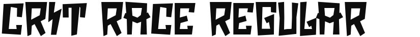 CRIT RACE font download
