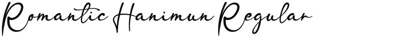 Romantic Hanimun font download