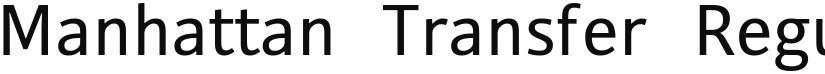 Manhattan Transfer font download