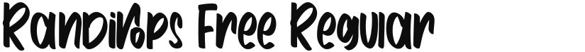 Randirops Free font download