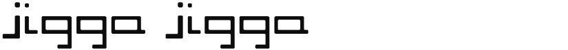 Jigga Jigga font download