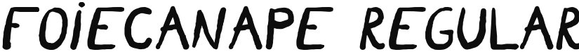FoieCanape font download