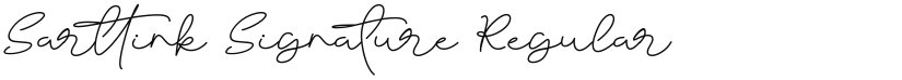 Sarttink Signature font download