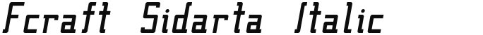Fcraft Sidarta Italic