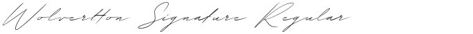 Wolvertton Signature Regular