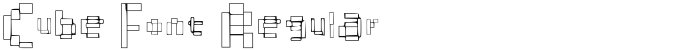 Cube Font Regular