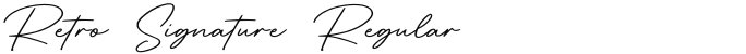 Retro Signature Regular