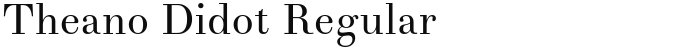 Theano Didot Regular