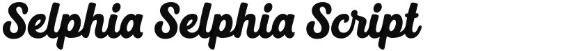 Selphia font download