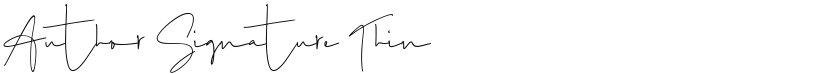 Author Signature font download