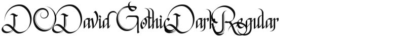 DO David Gothic Dark font download