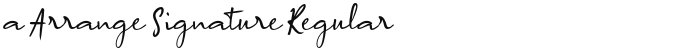 a Arrange Signature Regular