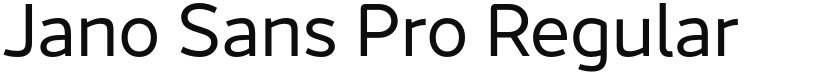 Jano Sans Pro font download