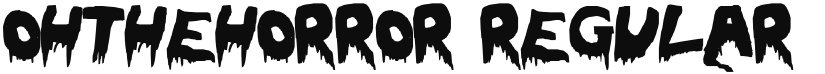 OhTheHorror font download