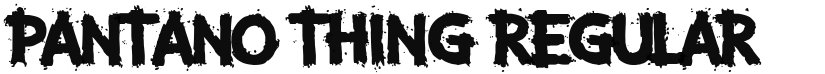 Pantano Thing font download