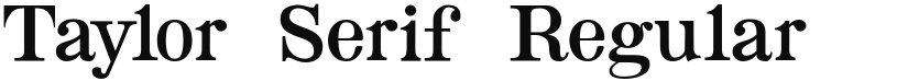 Taylor Serif font download