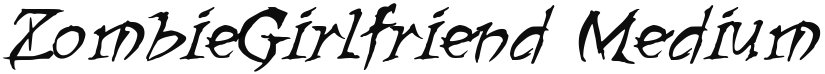 ZombieGirlfriend font download