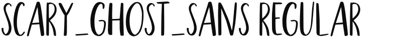 Scary_Ghost_Sans font download