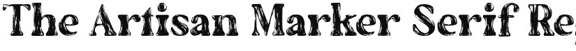 The Artisan Marker Serif font download