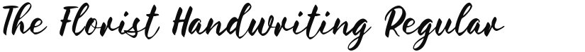 The Florist Handwriting font download