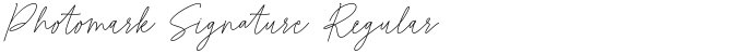 Photomark Signature Regular