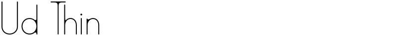 Ud font download