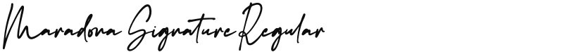 Maradona Signature font download