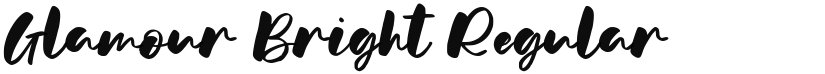 Glamour Bright font download