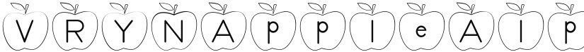 VRYNAppleAlphabet font download